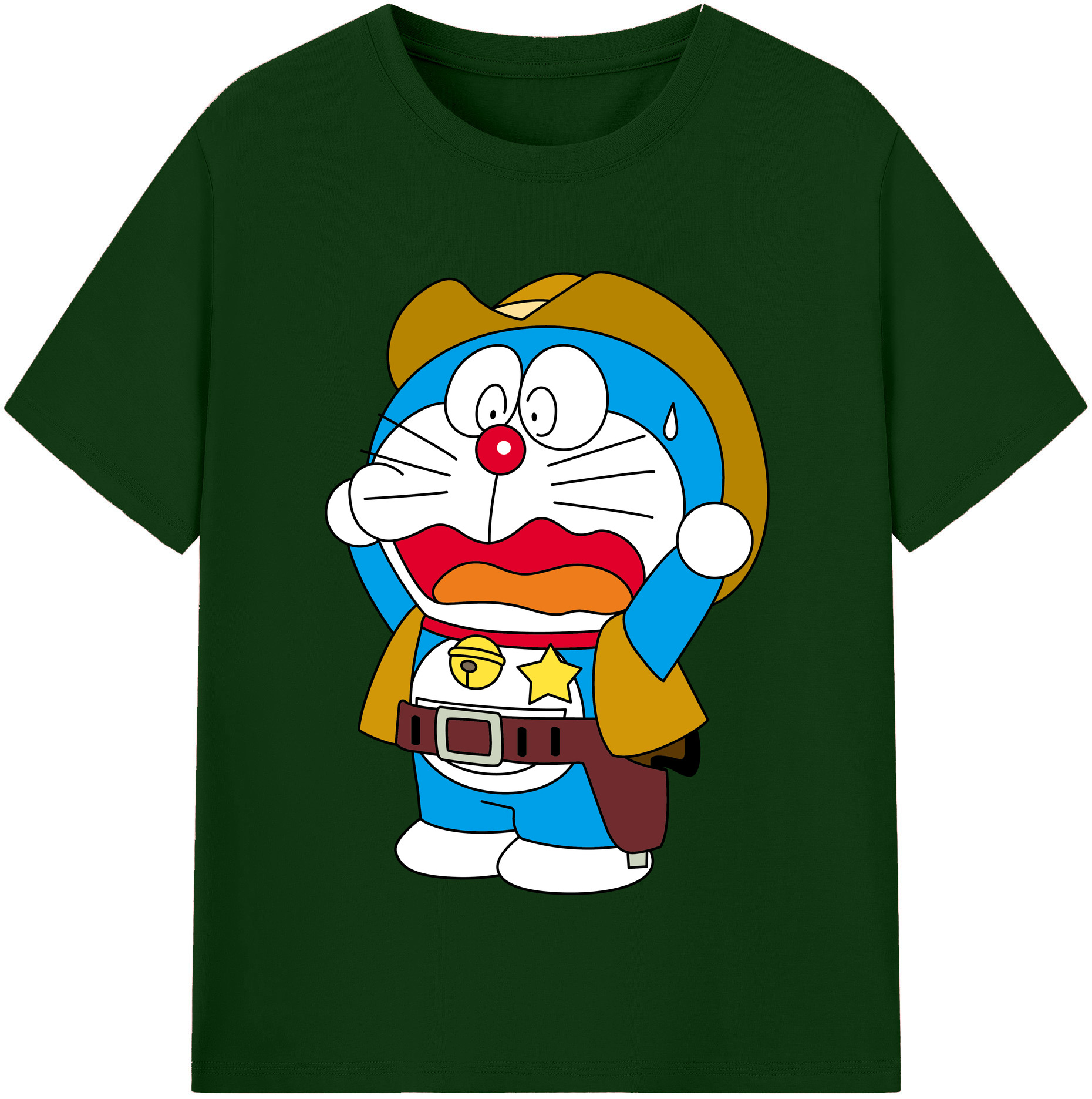 （画像用） ドラえもん Doraemon 綿100％半袖Tシャツ（フロントプリント）